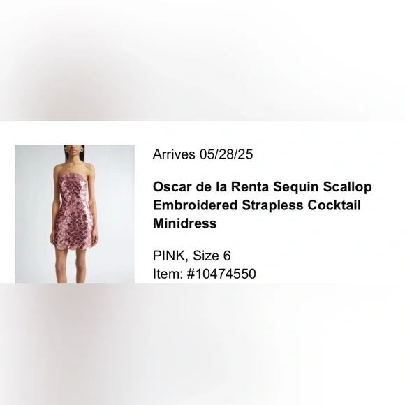 Oscar de la Renta
Sequined Scallop Dress - Picture 10 of 10